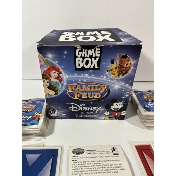 Disney Edition Family Feud Game Box Complete Cardinal Ages 8+ Players 2+ Fun - Picture 2 of 12